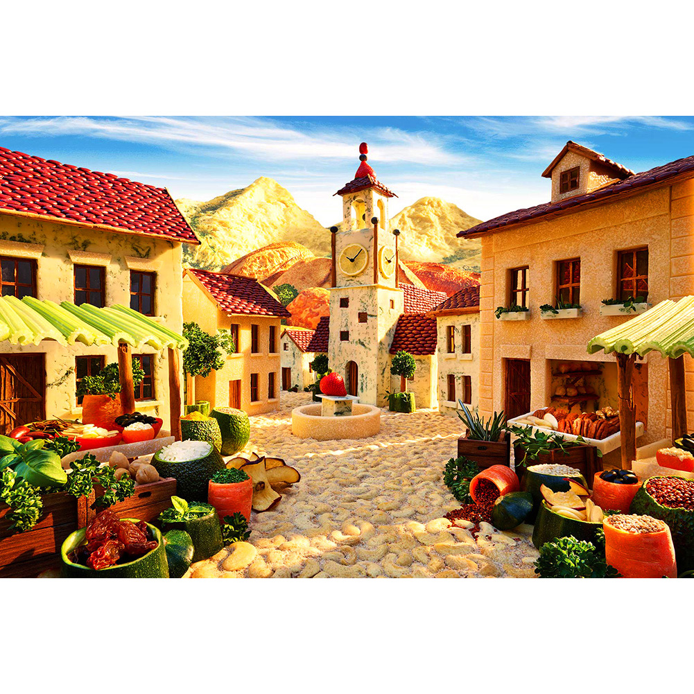 

The World of Food - 1000 Pieces Jigsaw Puzzle, 501 Original