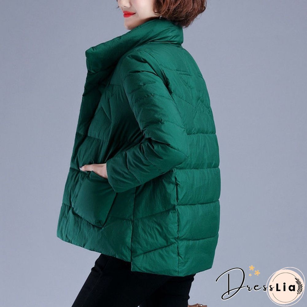 New Women Winter Down Jackets Warm Long Slim Coat And Jacket Female Big Swing Women Snow Outwear