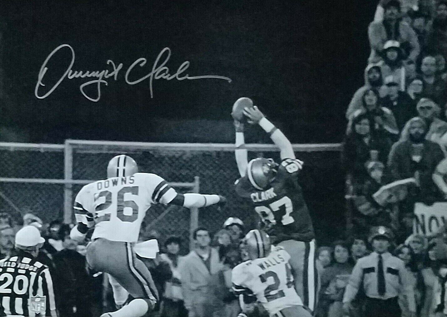 Dwight Clark Autographed Signed 8x10 Photo Poster painting ( 49ers ) REPRINT