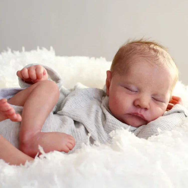  20" Realistic Reborn Baby Cute Boy Doll That Look Real Elsie with Heartbeat💖 & Sound🔊 - Reborndollsshop®-Reborndollsshop®