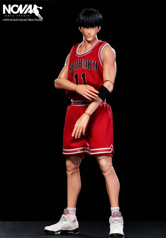 1/6 Scale Action Figure Slam Dunk Rukawa Kaede Shohoku Basketball Player Figure by NOVA STUDIO-THE FIRST SLAM DUNK