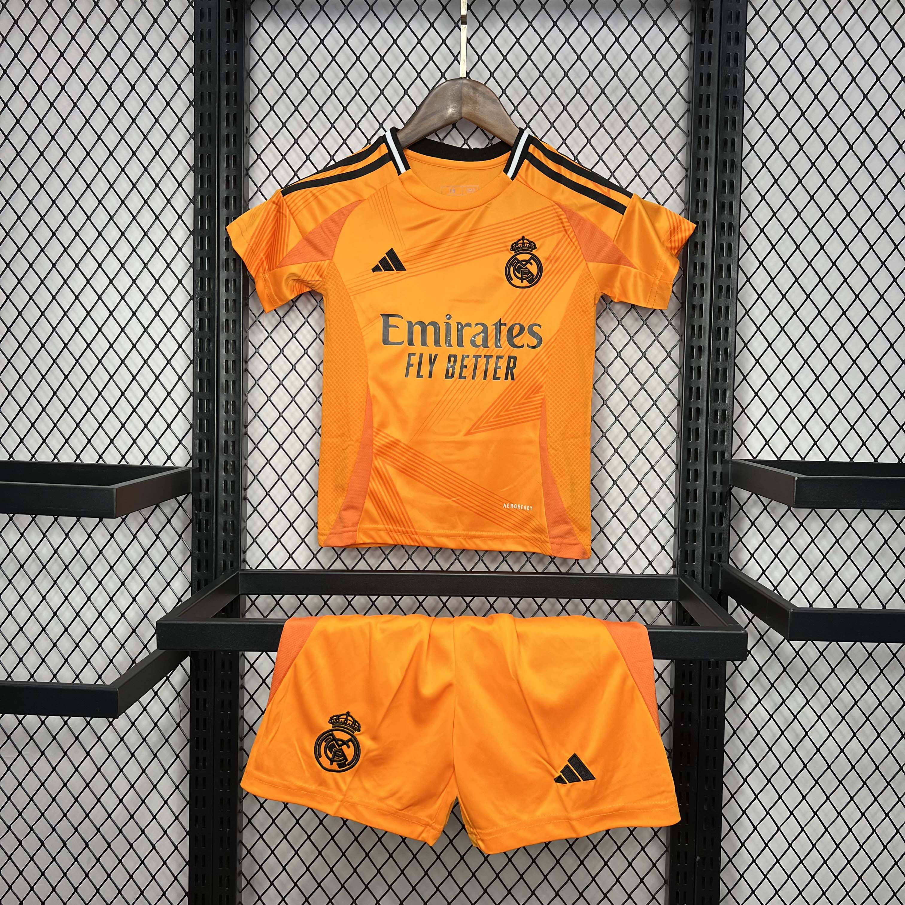 2024-2025 Kids Real Madrid Away Football Shirt 1:1 Thai Quality