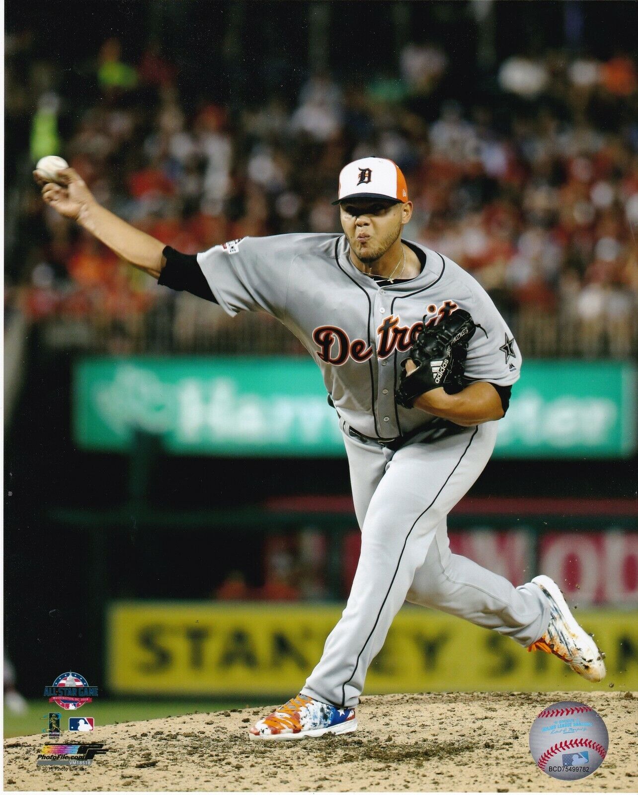 JOE JIMENEZ DETROIT TIGERS Photo Poster paintingFILE LICENSED ACTION 8x10 Photo Poster painting