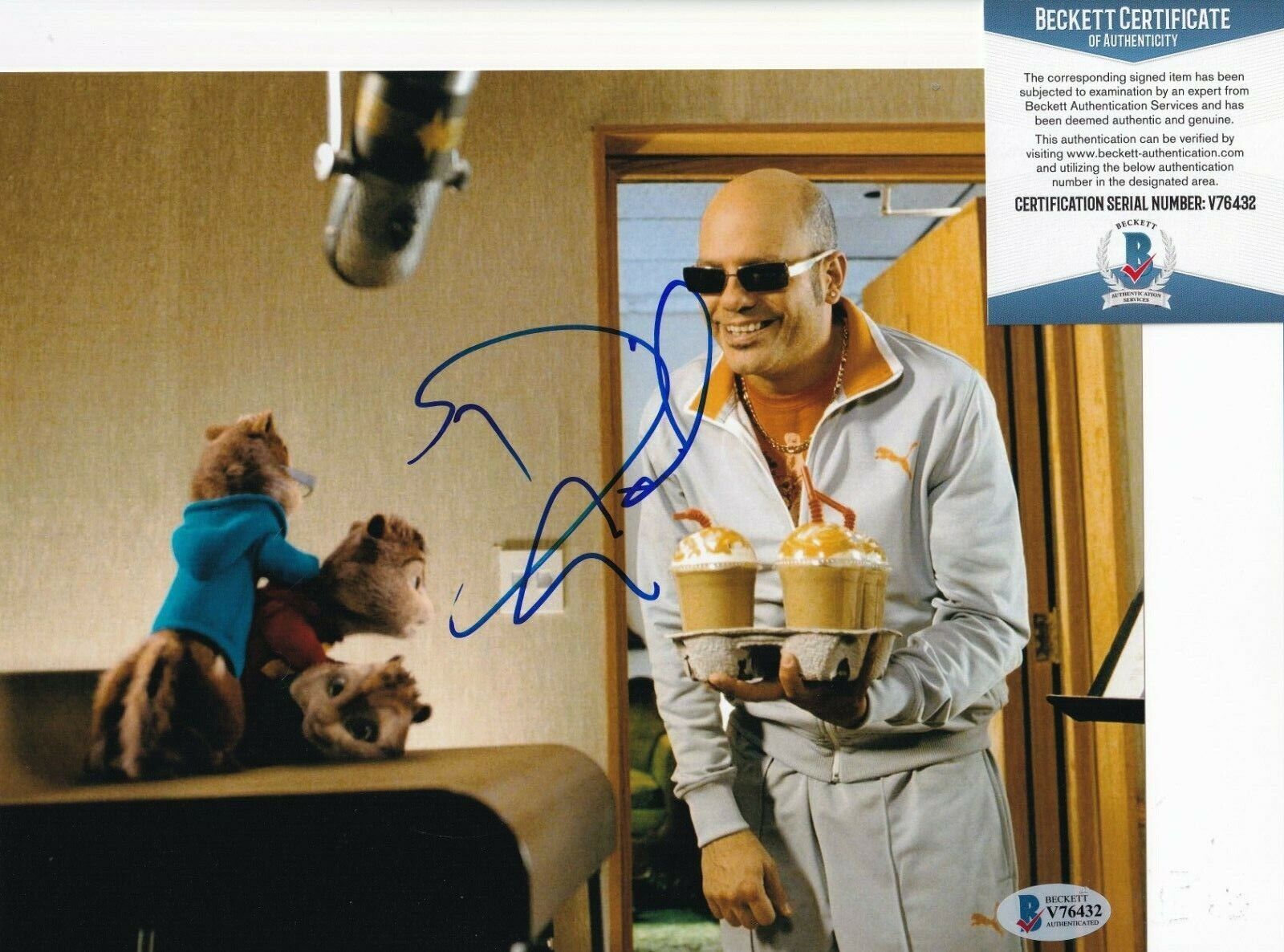 DAVID CROSS signed (ALVIN and the CHIPMUNKS) Movie 8X10 Photo Poster painting BECKETT BAS V76432