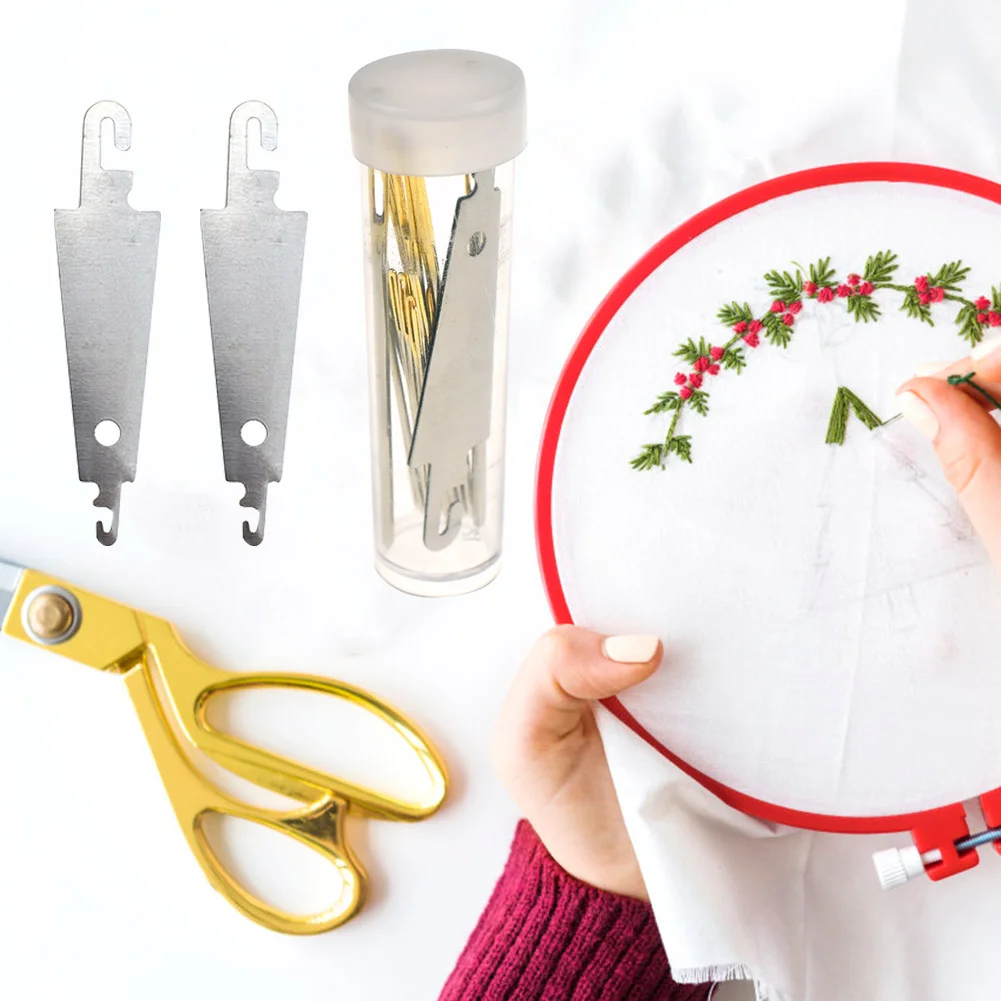 30pcs Cross Stitch Sewing Needle Threading Device DIY Tool Needle Threader