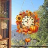 Diamond Painting Animal And Flower Hanging Clock Pendant Kit for Decoration