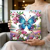 (Pre-Framed)Butterfly-Special Shape Diamond Painting Kit(25x25cm)