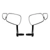 for 15-22mm Handlebars ABS Rearview Mirror EBike & Commuter for Road Safety
