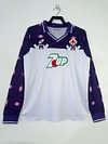 1992/1993 Retro Long Sleeve Fiorentina Away Soccer Jersey 1:1 Thai Quality love fball