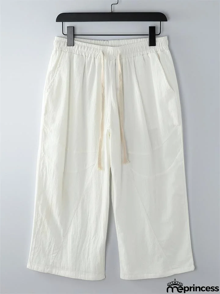 Summer Loose Plus Size Casual Harem Cropped Pants