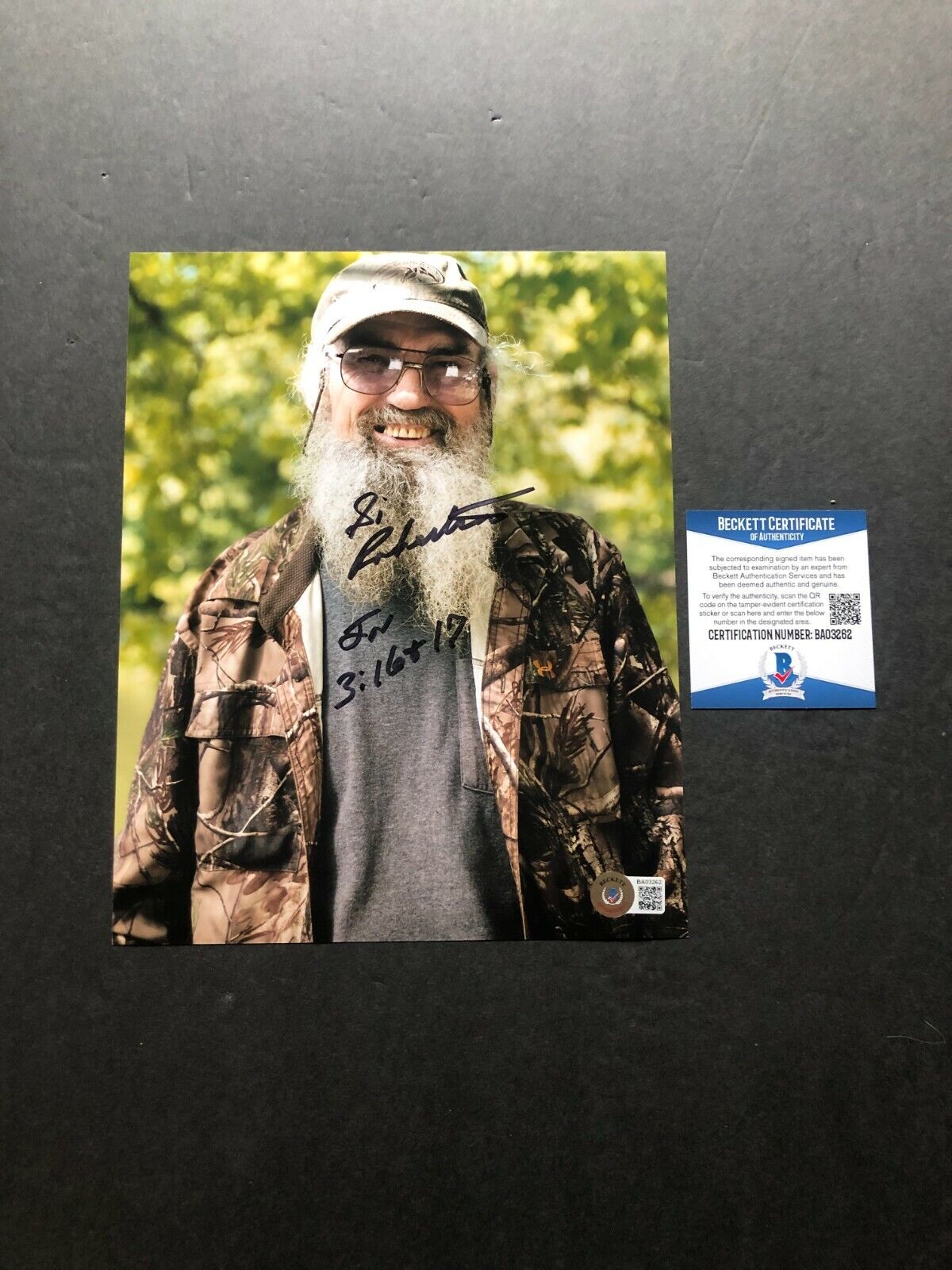 Si Robertson Hot! signed autographed Duck Dynasty 8x10 Photo Poster painting Beckett BAS Coa