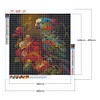 Diamond Painting-DIY Full Round Drill Flower Parrot(40*40 CM)