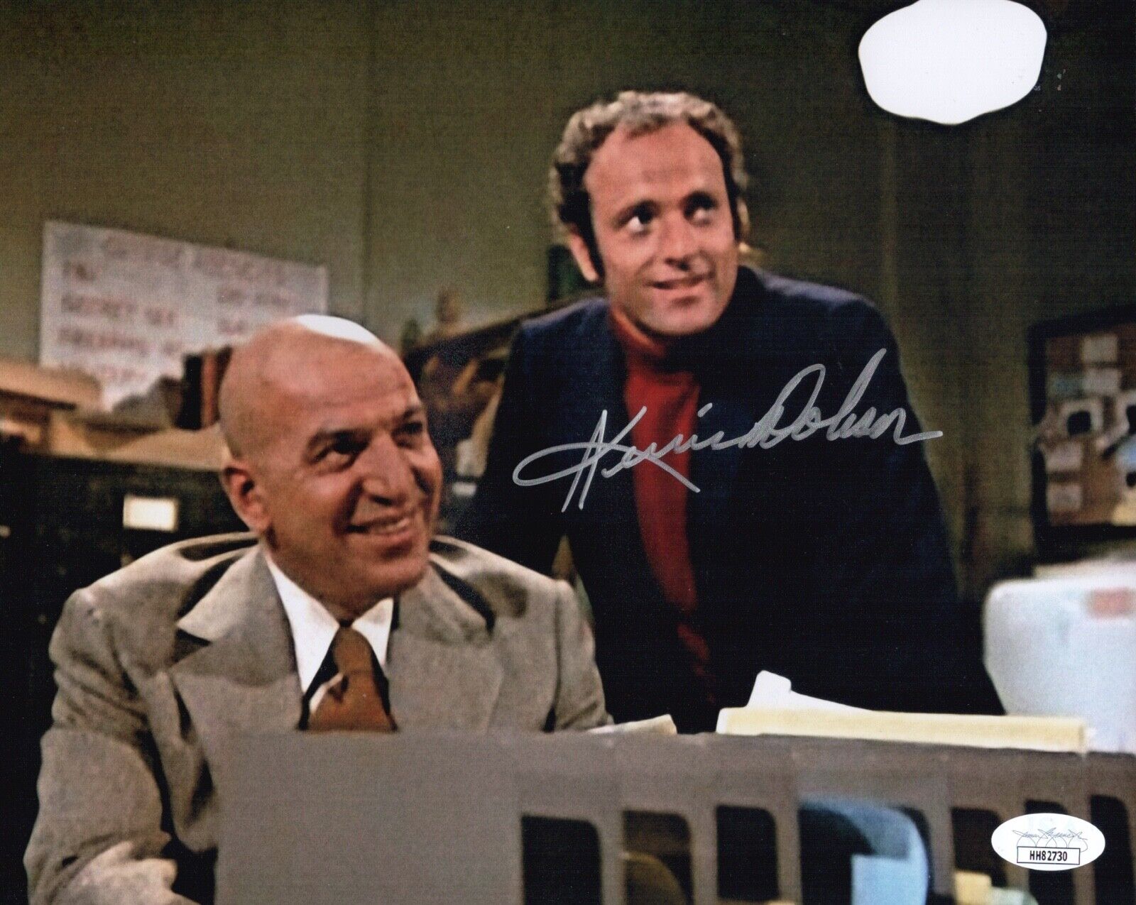 KEVIN DOBSON Signed KOJAK 8x10 Photo Poster painting In Person Autograph JSA COA Cert