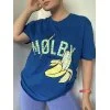 Checkered Banana Logo Graphic Tee