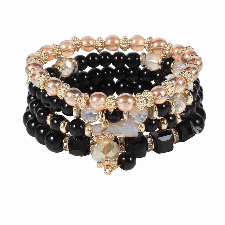 Simple Fringed Colorful Multilayer Bracelet KERENTILA