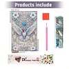 Diamond Painting -DIY Round Drill Dreamcatcher Hummingbird(40x60cm)