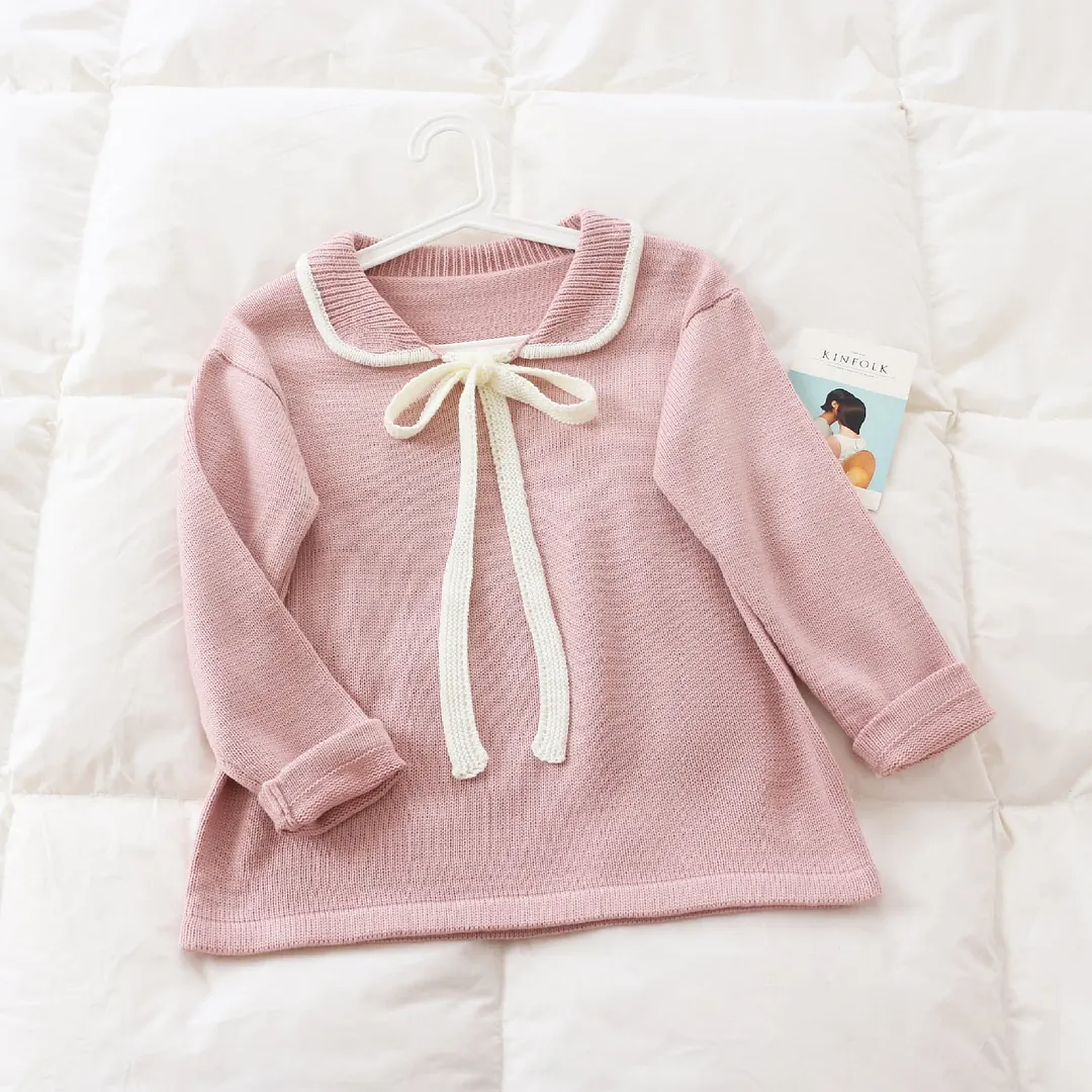 Sweet Bow Knit Sweater main image 1