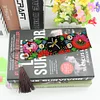2pcs 5D DIY Special Shaped Diamond Painting Leather Flower Tassel Art Book Marks