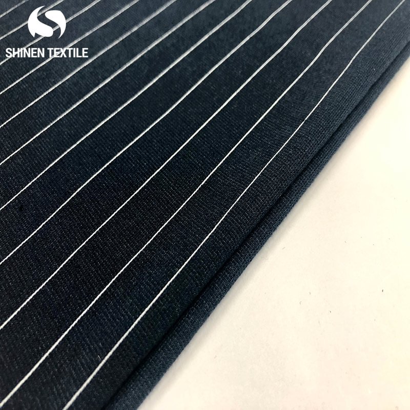 striped Roman cloth for suits.70%polyester 25%rayon 5%spandex,280G,manufactory price