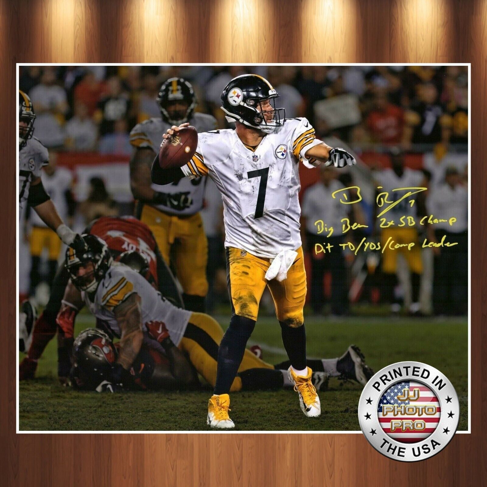 Ben Roethlisberger Autographed Signed 8x10 Photo Poster painting (Steelers) REPRINT