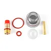 6pcs Gas Lens Collet Glass Cup for TIG-17/18/26 Argon Arc Welding (2.4mm)
