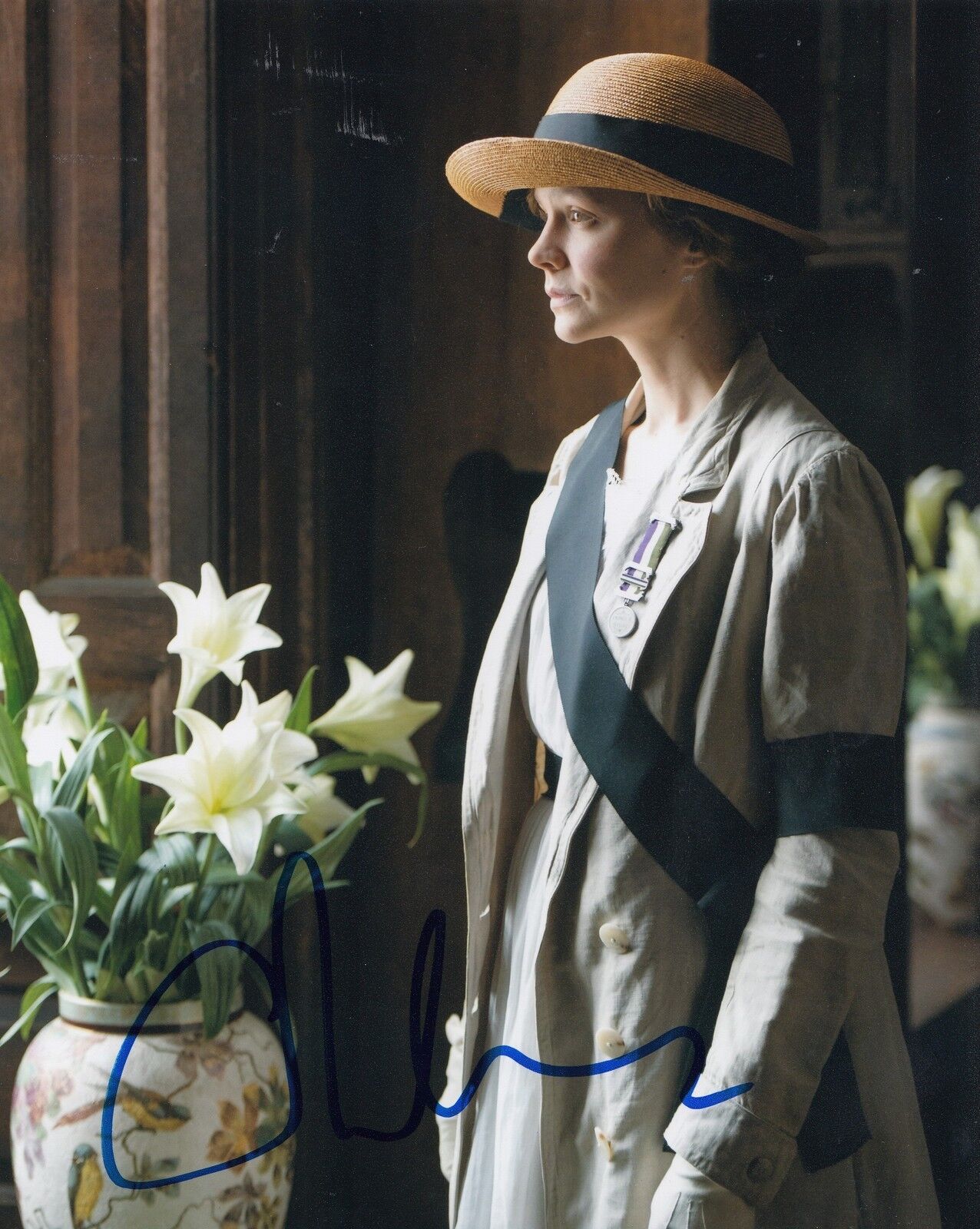 CAREY MULLIGAN signed (SUFFRAGETTE) ACTRESS 8X10 Photo Poster painting W/COA *MAUD WATTS*