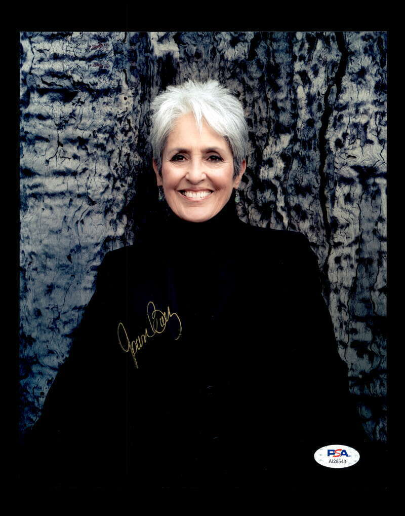 Joan Baez PSA DNA Coa Signed 8x10 Photo Poster painting Autograph