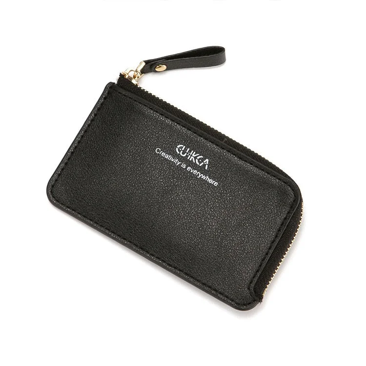 New Fashion Slim Men's Leather Wallet Unisex Business Credit Card Holder Women Small Cash Clip Coin Purse Man Money Bag Wallets