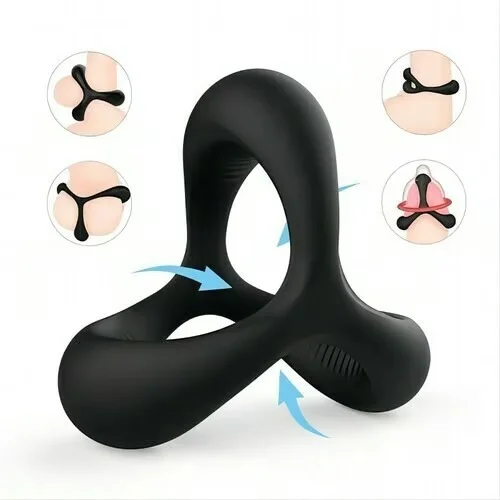 X-1 Men Penis Ring Cock Rings For Long Lasting Medical Silicone