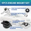 YBDDZH Engine Motor and Transmission Mount Kit Compatible with 2007-2018 Altima 2.5L, Replace OE A4339 A4340 A4350 A4353, 11360-JA000 11220-JA000 11350-JA00A 11210-JA000, Set of 4