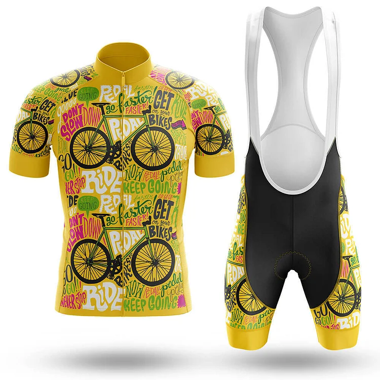 Never Stop Riding Men's Cycling Kit