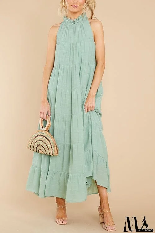 MidiSono - Come To Me Tiered Tank Midi Dress