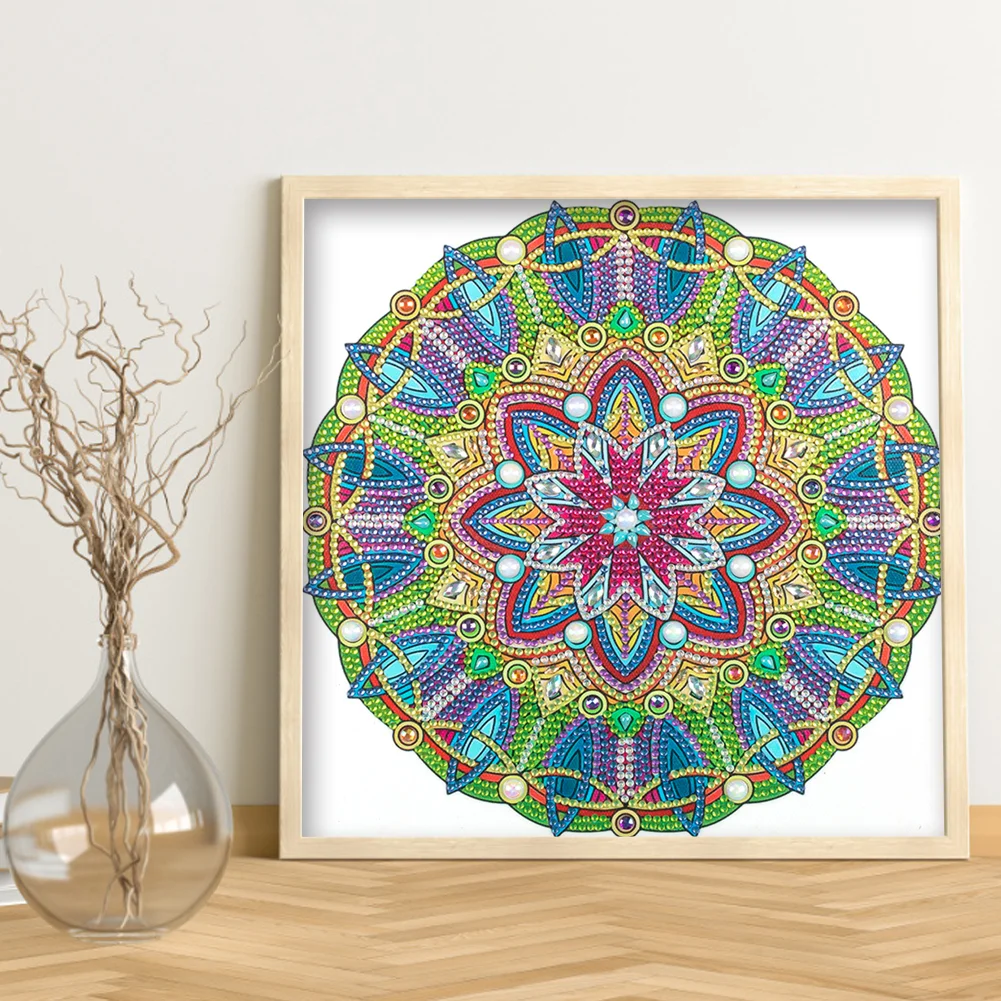 Diamond Painting - Special Shaped Drill - Mandala(30*30cm)