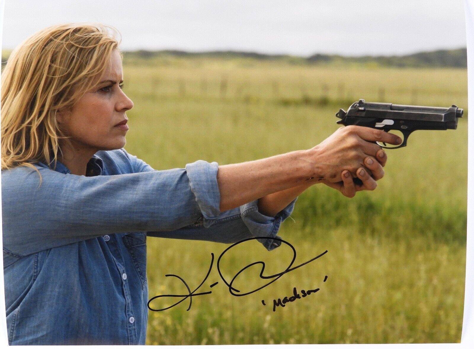 Fear The Walking Dead Madison Kim Dickens Autograph Signed Photo Poster painting JSA 11x14