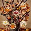 6 pi&egrave;ces : banquet d&rsquo;automne DIY peinture en diamant, d&eacute;corations en acrylique, pendentifs d&eacute;coratifs