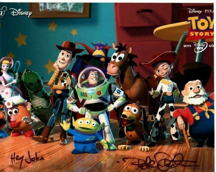 PETE DOCTER Signed Autographed DISNEY PIXAR TOY STORY Photo Poster paintinggraph - To John