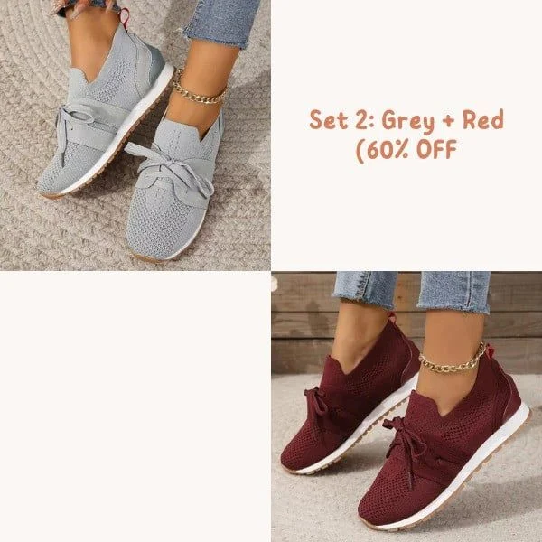 [#1 Trending 2024] 🔥Women's Breathable Flying Woven Sneakers (SALE 70% OFF)
