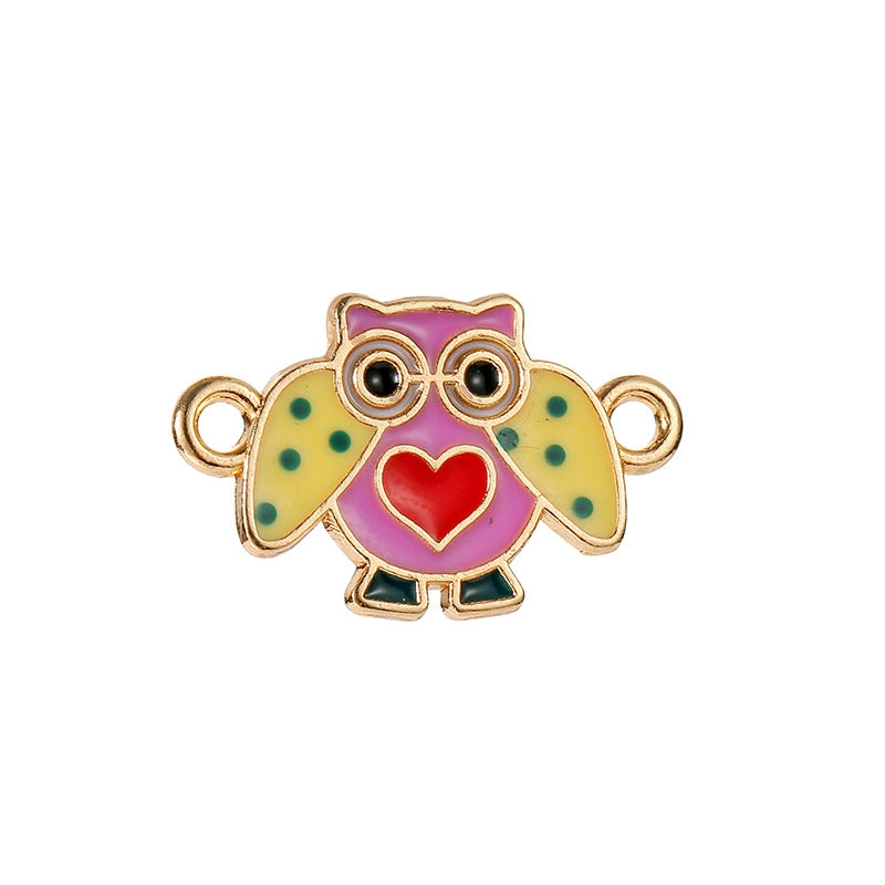 10 PCS/Package 21*15mm Alloy Animal Fruit Flower Pendant