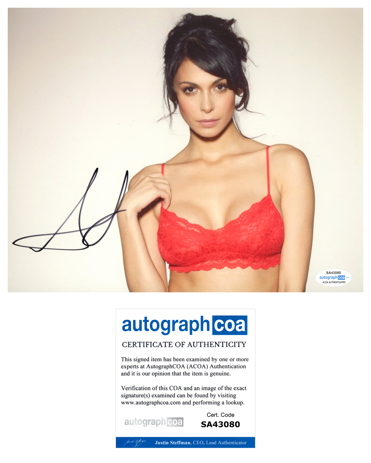 Moran Atias Signed Autographed 8x10 Photo Poster painting Tyrant Model Actress ACOA COA