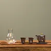 Rock and mineral wabi-sabi style tea cup, master cup, Dunhuang Mogao Grottoes retro Zen-style single cup ceramic tea set, Kung Fu tasting cup