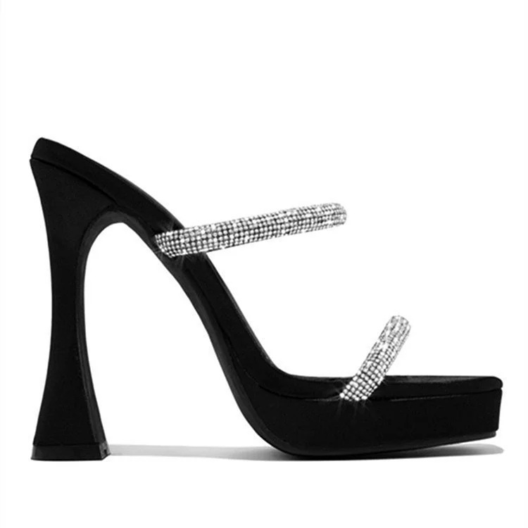 Daily Fashion Sandals Drilling High-Heeled
