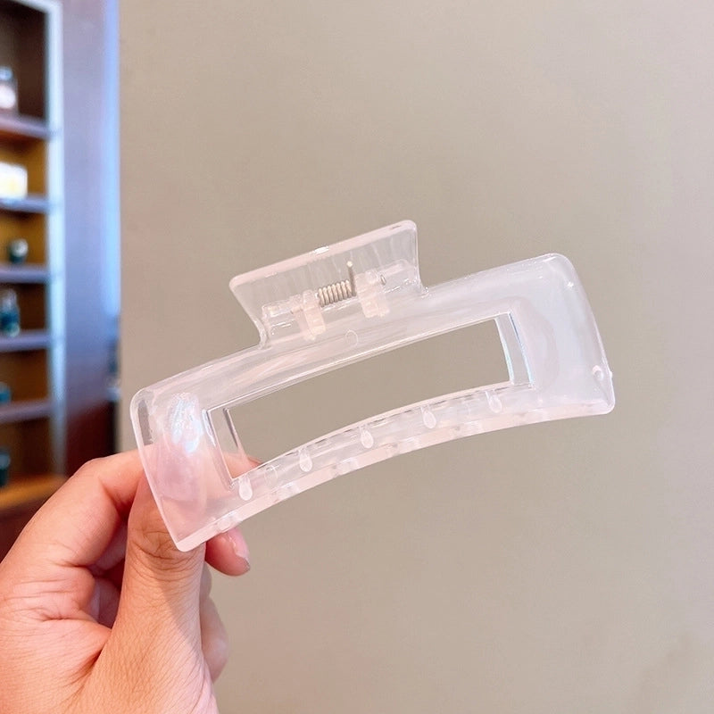 Grip Frosted New Hairpin Back Head Large Transparent Hair Claw Shark Clip Hairware Hairpin Hair Clip Female Summer