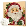 (20x20cm)Santa Claus Pearl Painting Art Kits With Inner Frame Pearl Gem Paintings Picture Arts Craft for Adults Beginners Home Wall Decor