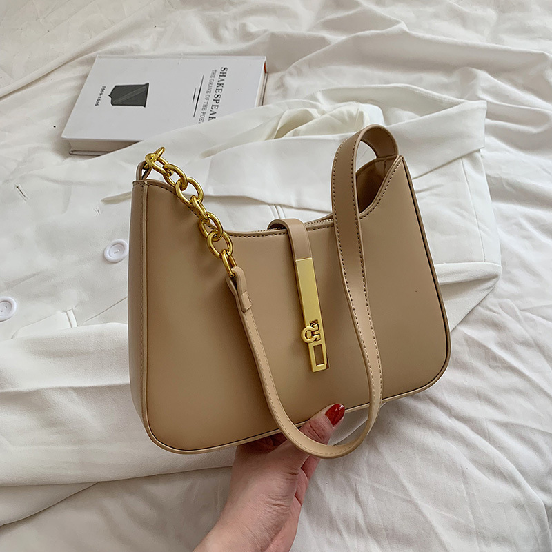 Gamezplane Small Designer Luxury Bag Female PU Leather Single Shoulder Underarm Bag For Women Fashion Versatile Handbag With Advanced Sense