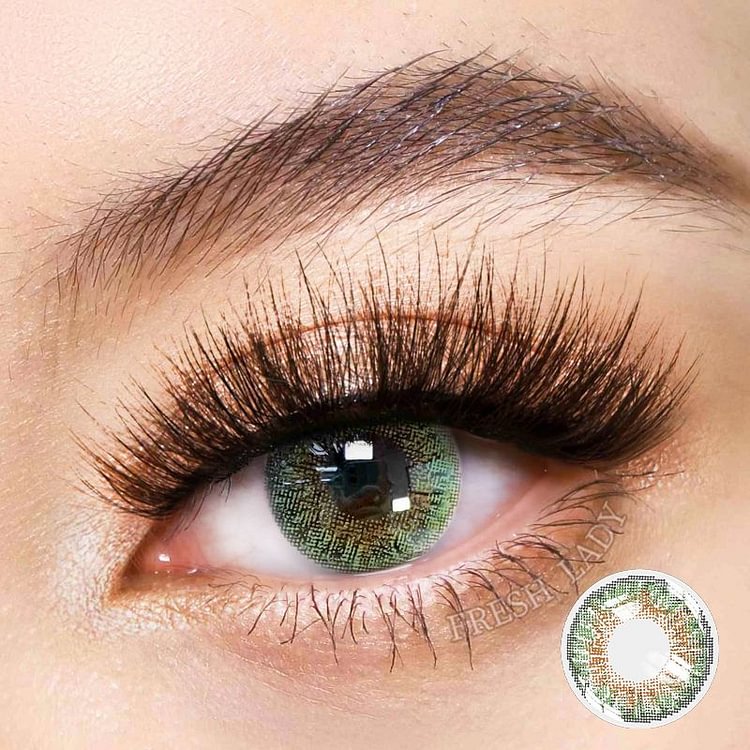Freshlady Three tone Green Colored Contact Lenses