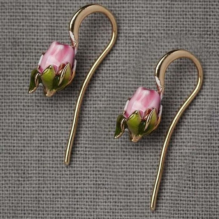 YOY-Fashion Flower Women Drop Earrings