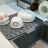 💥Tapis en silicone multifonctionnel et pliable pour l'&eacute;coulement