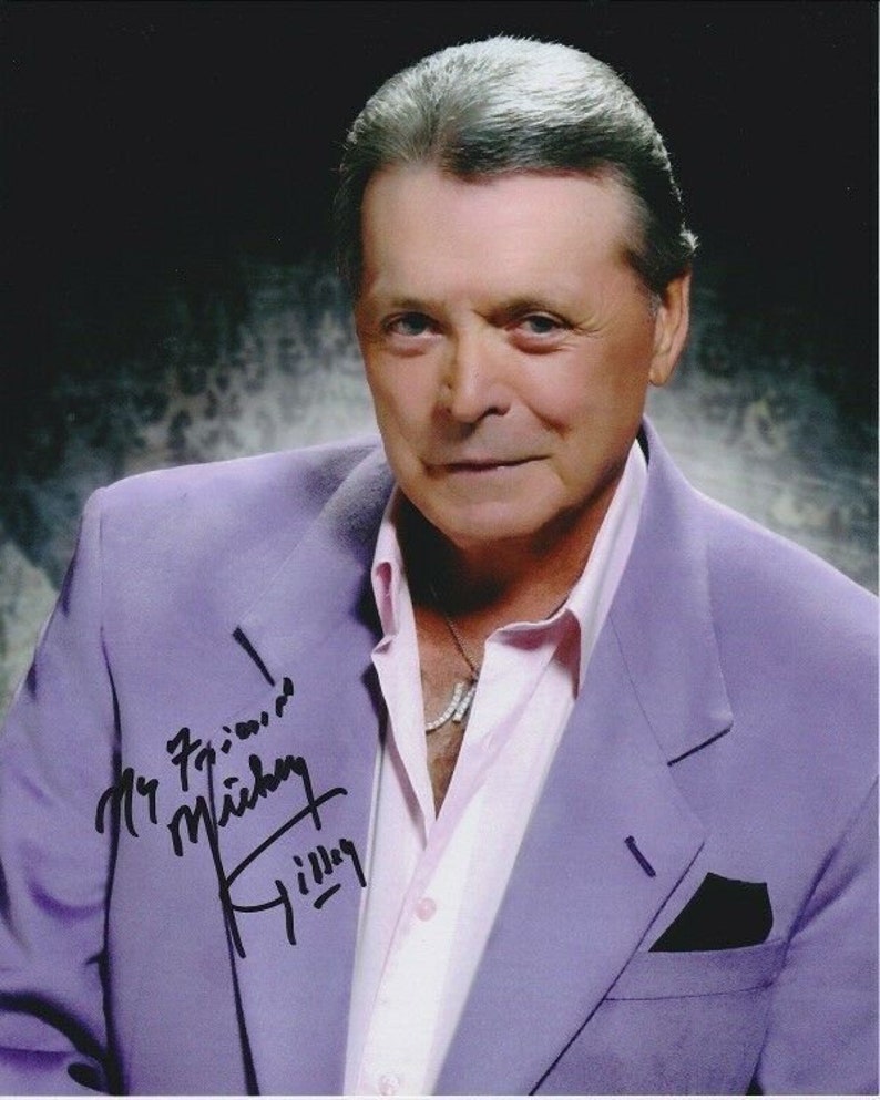 Mickey gilley signed autographed Photo Poster painting