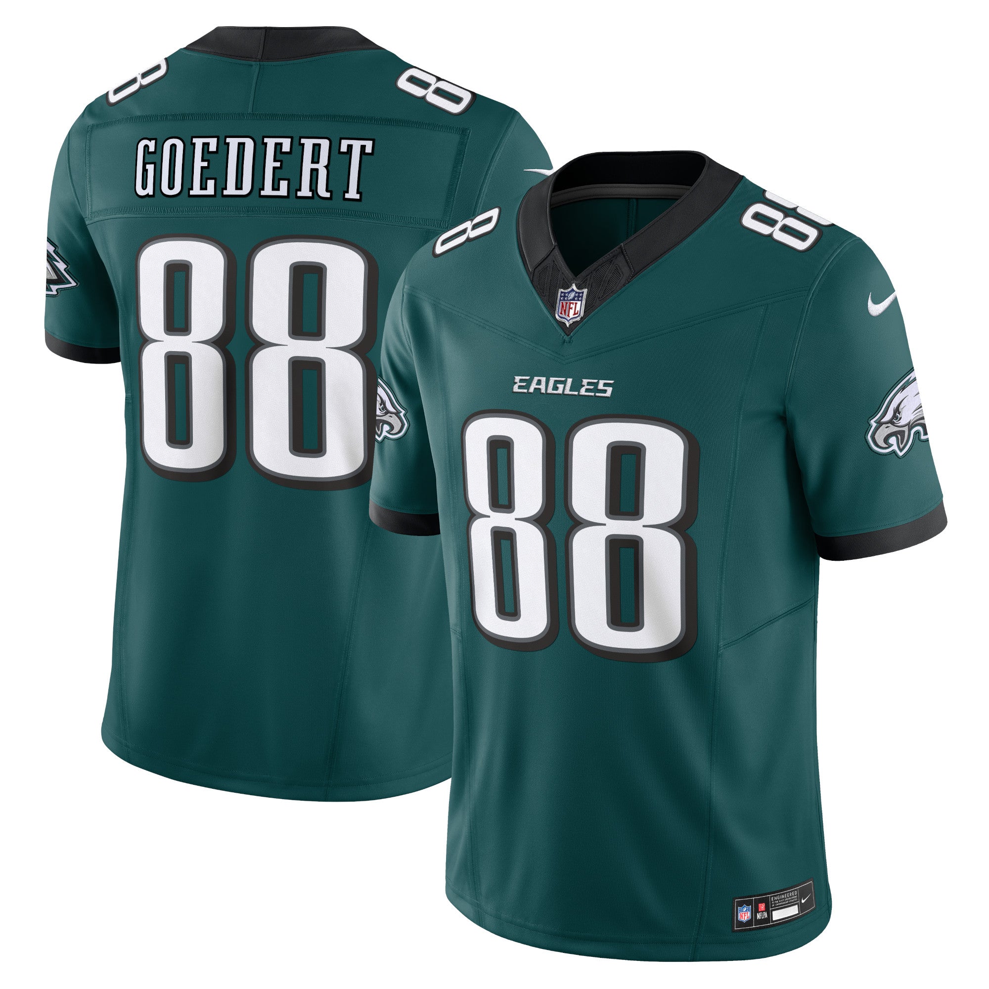 Dallas Goedert Philadelphia Eagles Nike Vapor F.U.S.E. Limited Jersey - Midnight Green mysite