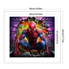 Spider Man Wall - 11CT Stamped Cross Stitch 50*45cm